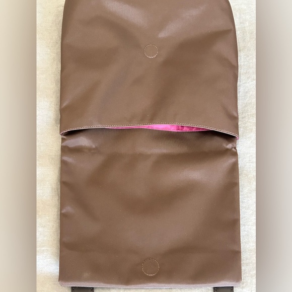 TUMI Gender Neutral Brown Nylon w/Leather Trim Messenger Crossbody Bag - Picture 9 of 11